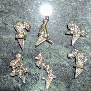 Vintage Reed & Barton Circus Animal Birthday Candle Holders Set